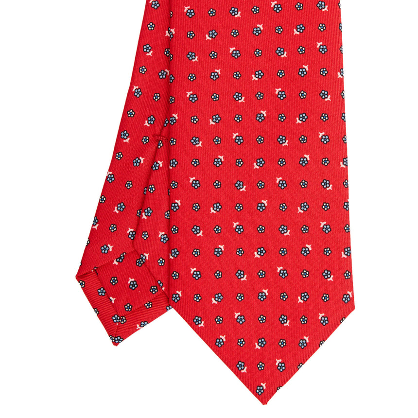 RED SARTORIAL CLASSIC SILK TIE