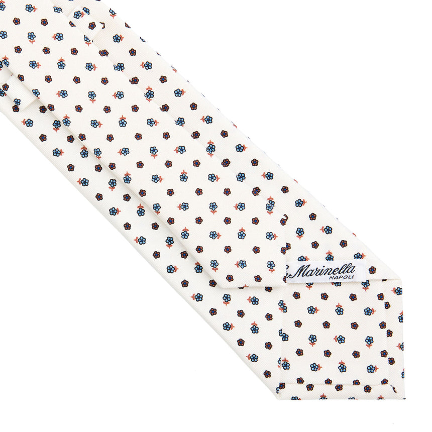 WHITE SARTORIAL CLASSIC SILK TIE