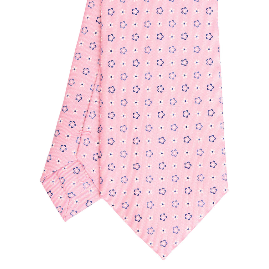 CRAVATTA SARTORIALE CLASSICA IN SETA ROSA