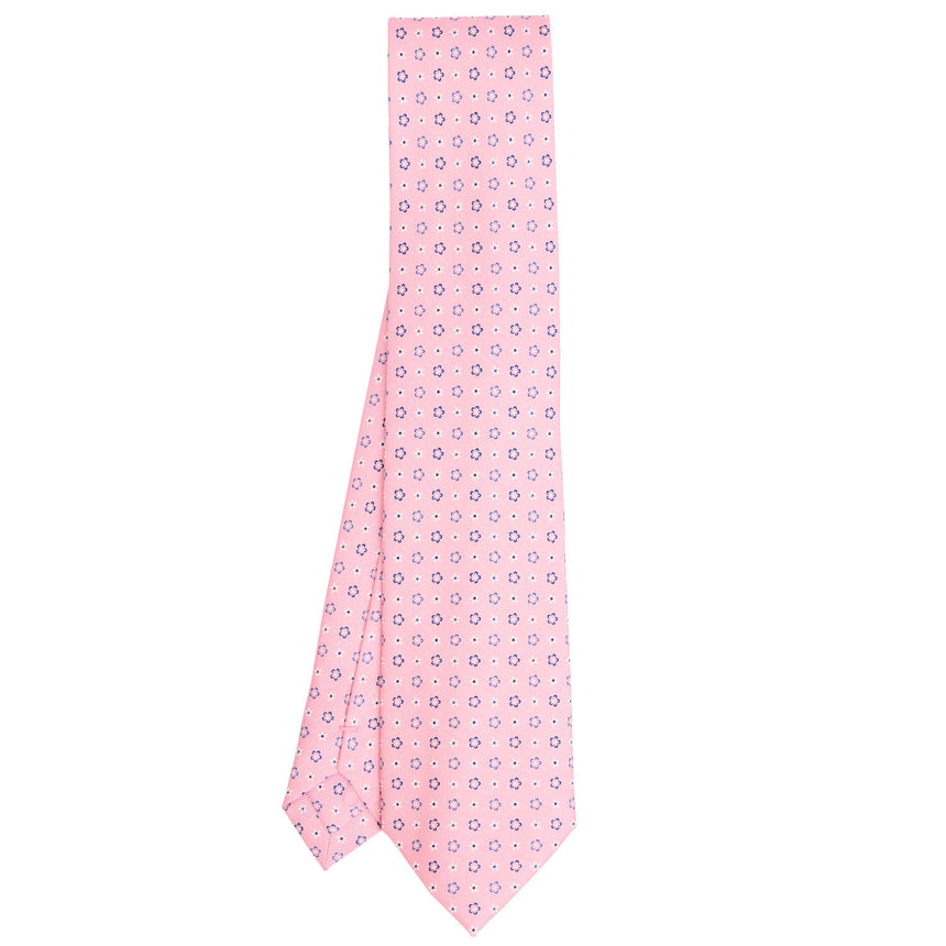 CRAVATTA SARTORIALE CLASSICA IN SETA ROSA