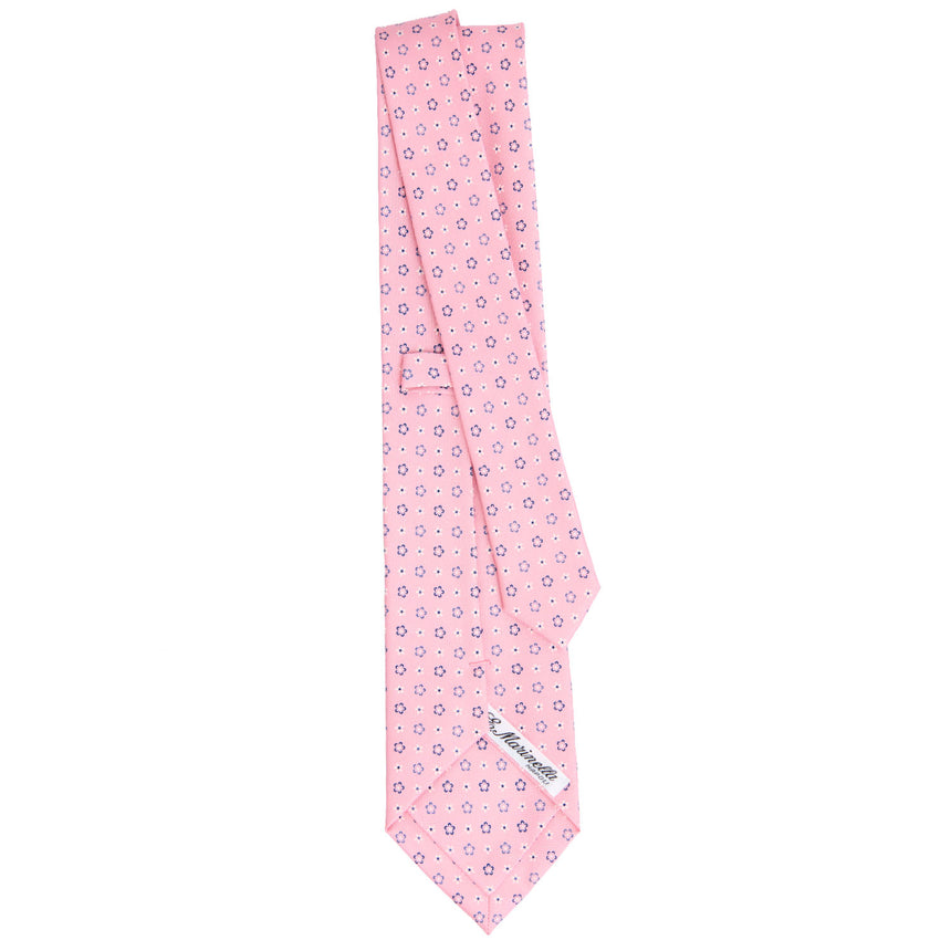 CRAVATTA SARTORIALE CLASSICA IN SETA ROSA