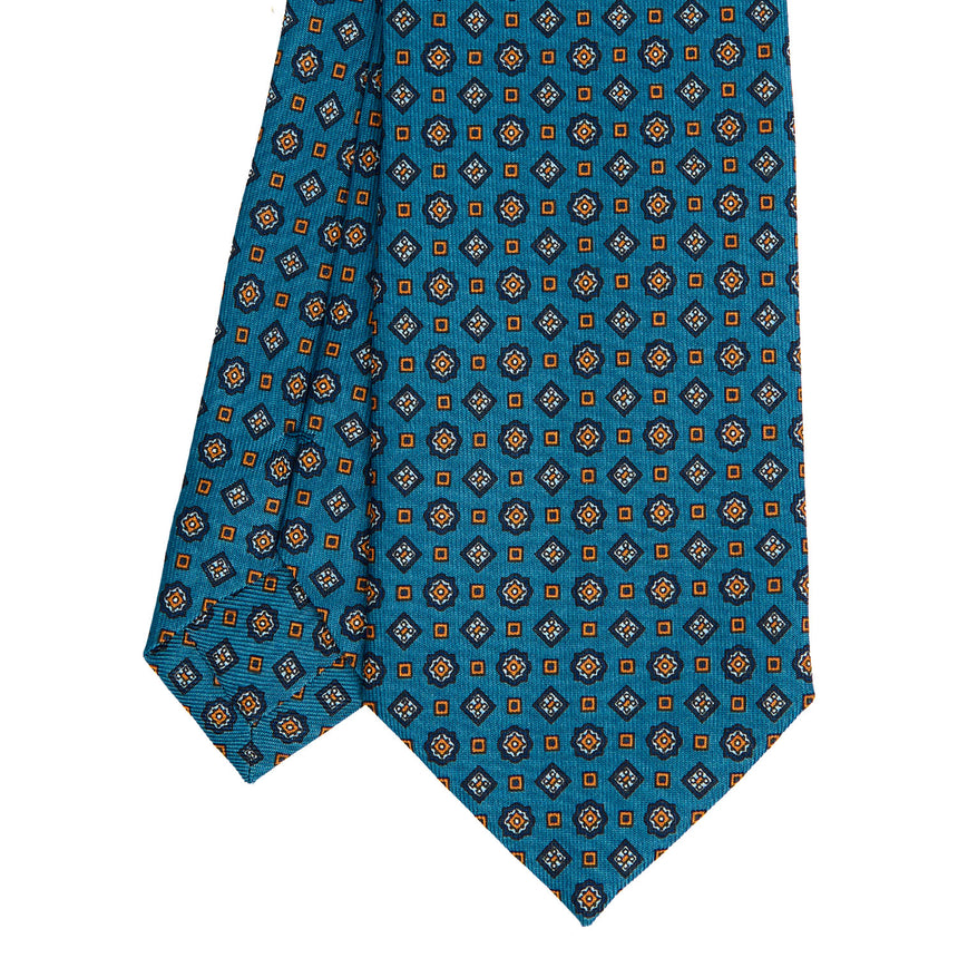 MID BLUE SARTORIAL CLASSIC SILK TIE