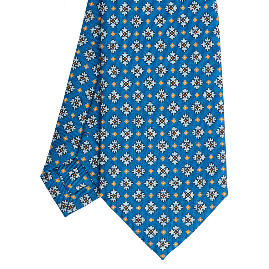 MID BLUE SARTORIAL CLASSIC SILK TIE