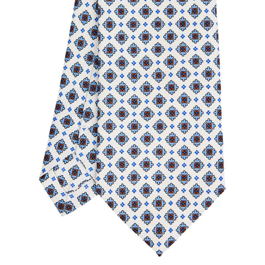 CRAVATTA SARTORIALE CLASSICA IN SETA BIANCA