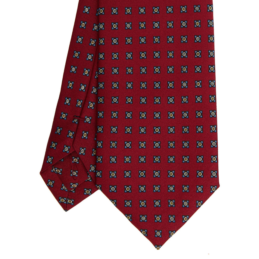 CRAVATTA SARTORIALE CLASSICA IN SETA BORDEAUX