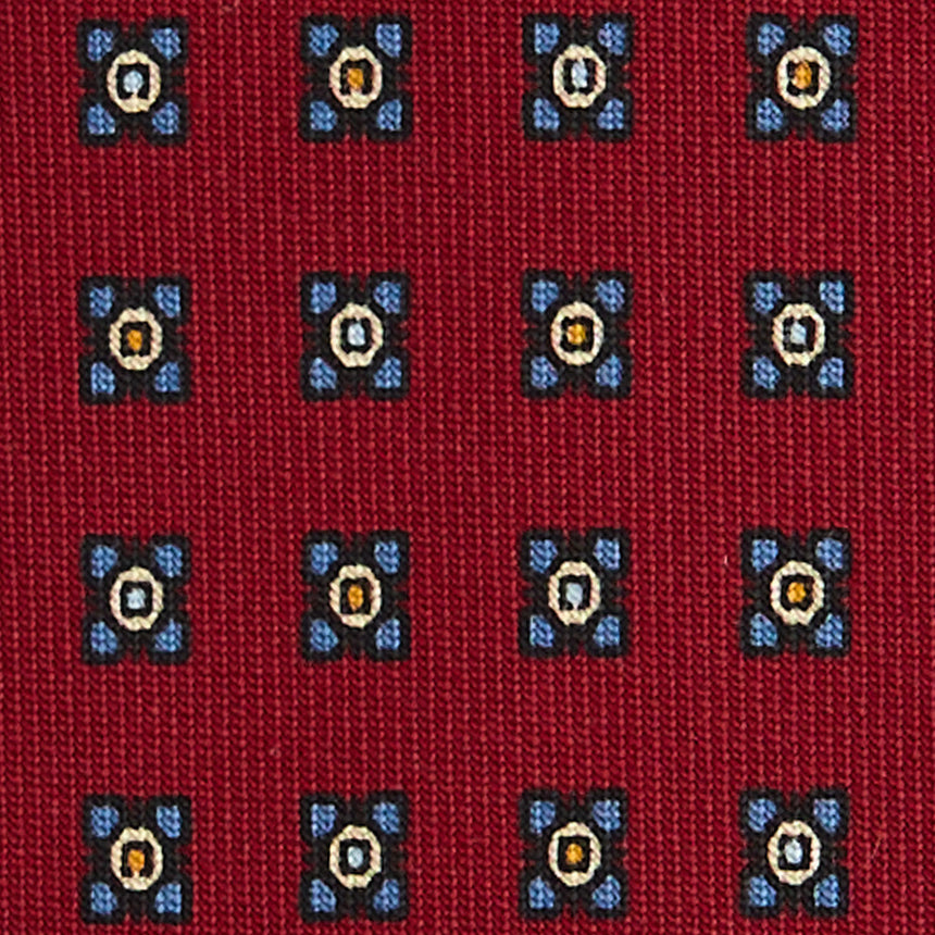 CRAVATTA SARTORIALE CLASSICA IN SETA BORDEAUX