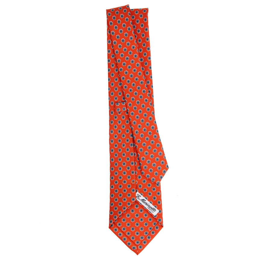 CRAVATTA SARTORIALE CLASSICA IN SETA ARANCIONE