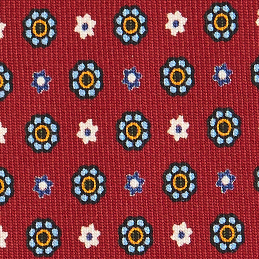 CRAVATTA SARTORIALE CLASSICA IN SETA BORDEAUX