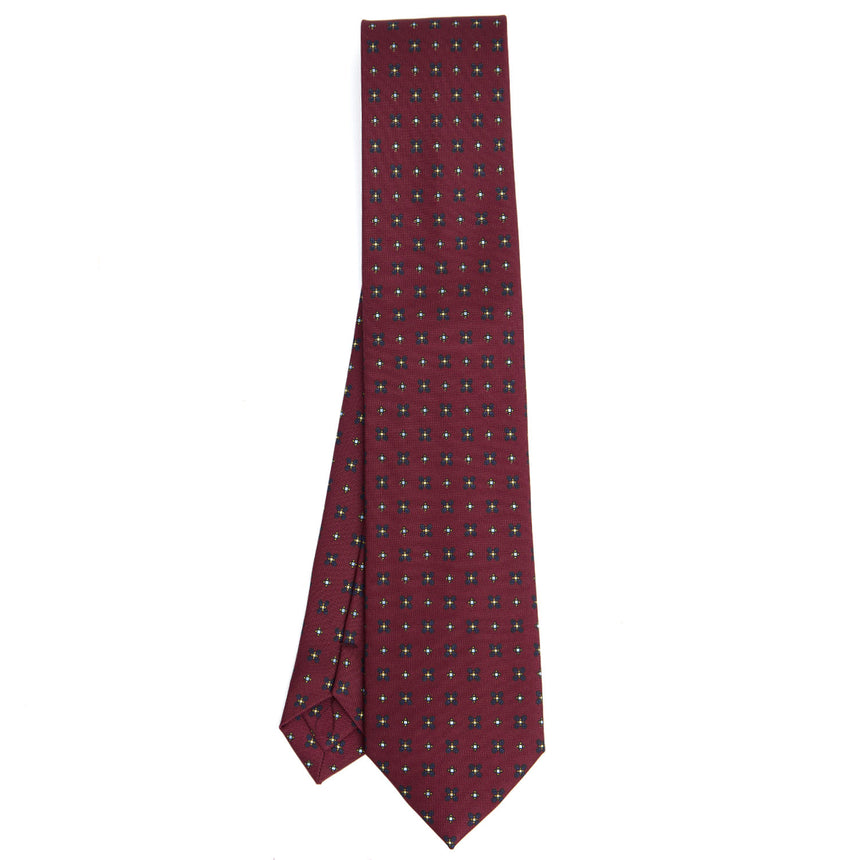 CRAVATTA SARTORIALE CLASSICA IN SETA BORDEAUX