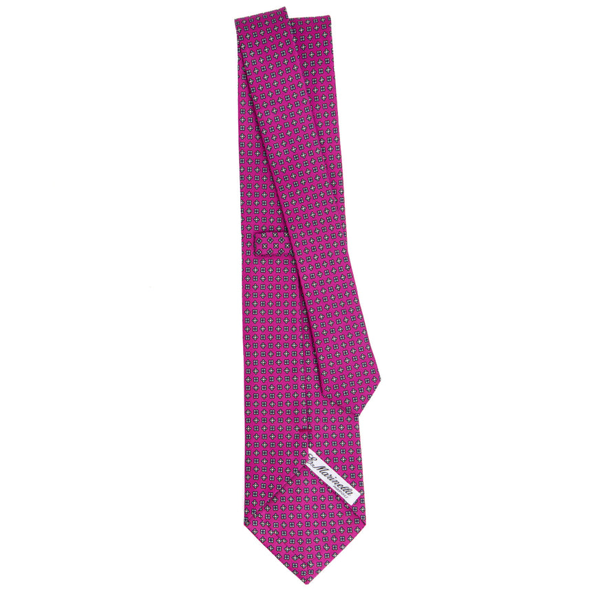 CRAVATTA SARTORIALE CLASSICA IN SETA FUCSIA