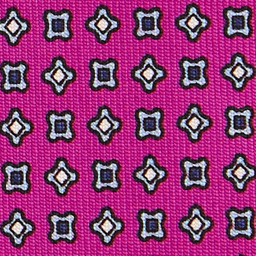 CRAVATTA SARTORIALE CLASSICA IN SETA FUCSIA