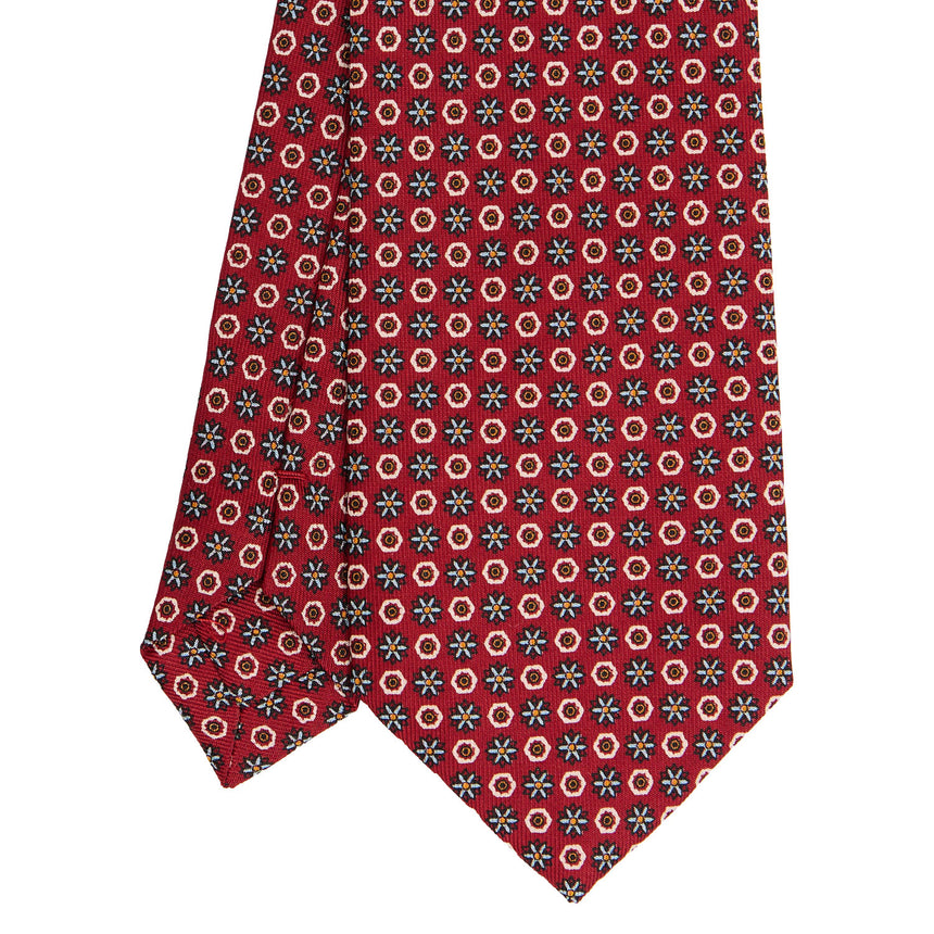 CRAVATTA SARTORIALE CLASSICA IN SETA ROSSA