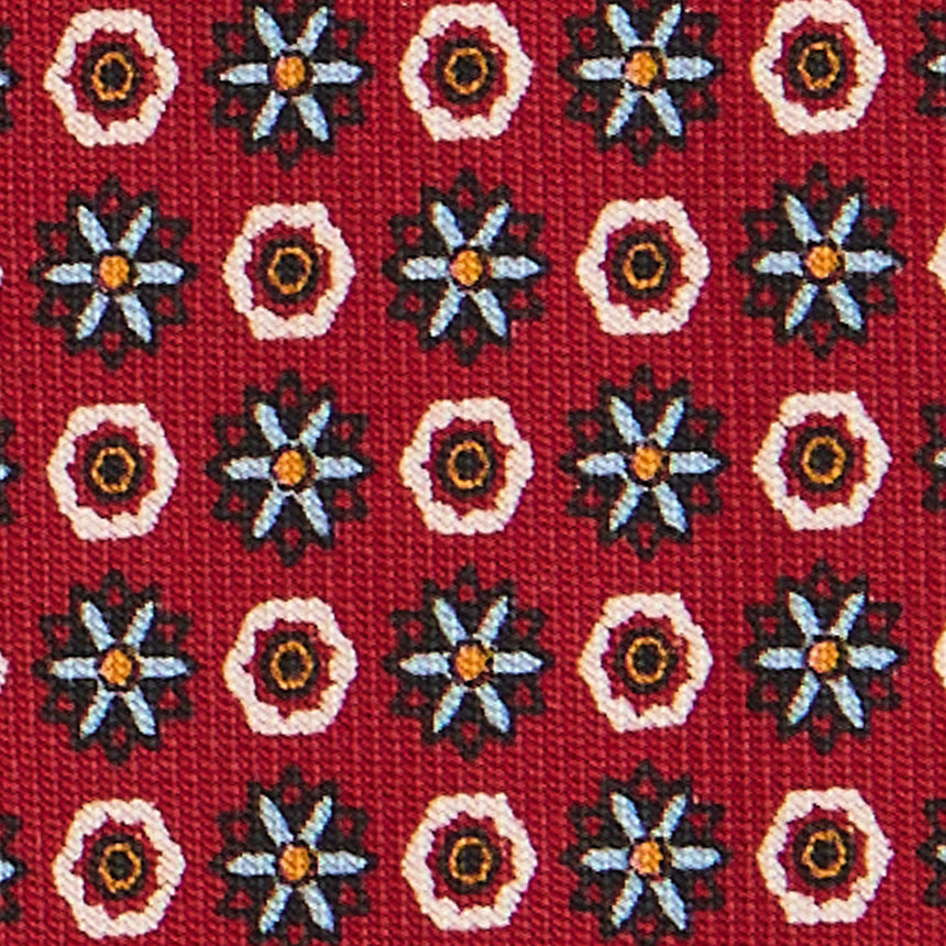 CRAVATTA SARTORIALE CLASSICA IN SETA ROSSA