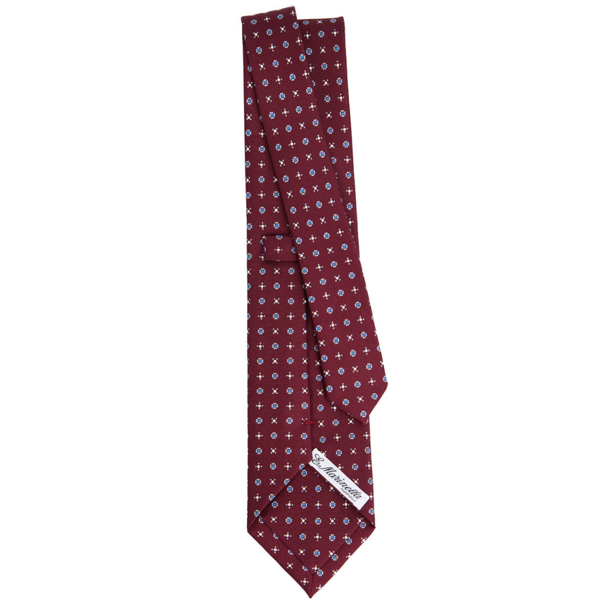 CRAVATTA SARTORIALE CLASSICA IN SETA BORDEAUX