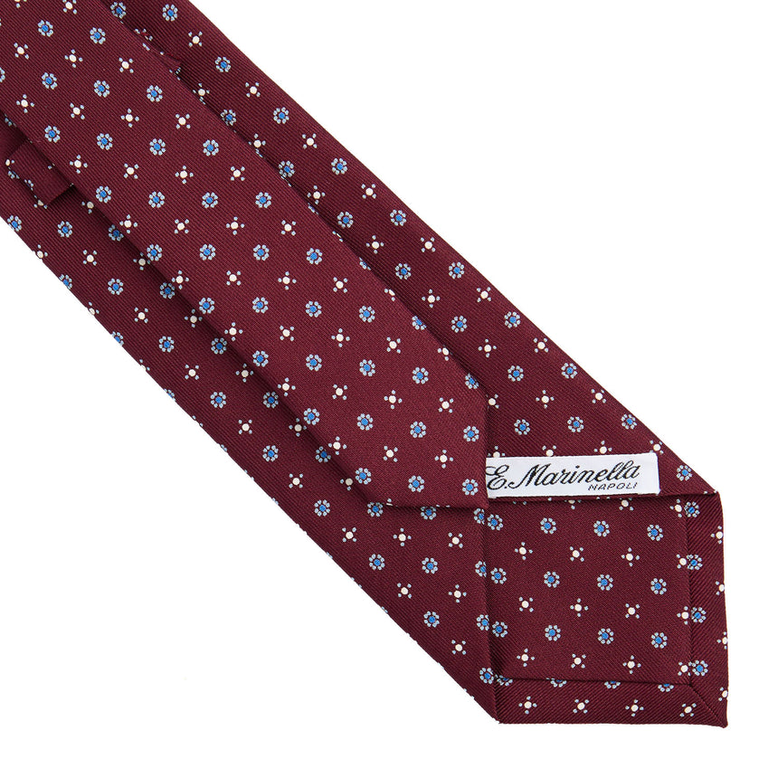 CRAVATTA SARTORIALE CLASSICA IN SETA BORDEAUX