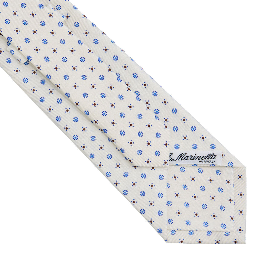 CRAVATTA SARTORIALE CLASSICA IN SETA BIANCA