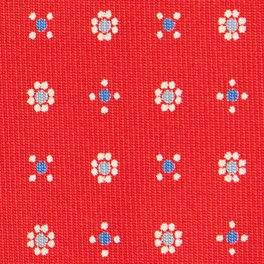 CRAVATTA SARTORIALE CLASSICA IN SETA ROSSA