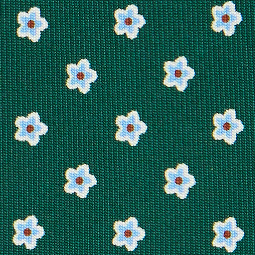 CRAVATTA SARTORIALE CLASSICA IN SETA VERDE SCURO