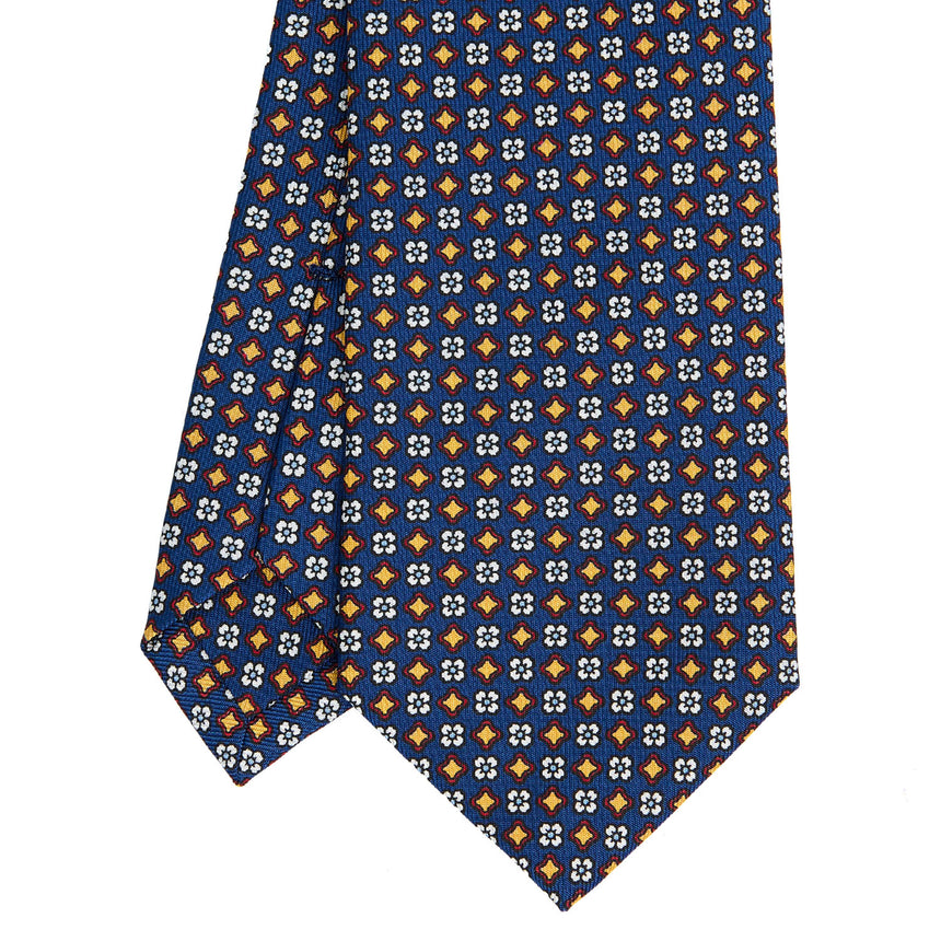 CRAVATTA SARTORIALE CLASSICA IN SETA BLU 