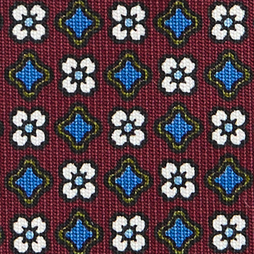 CRAVATTA SARTORIALE CLASSICA IN SETA BORDEAUX