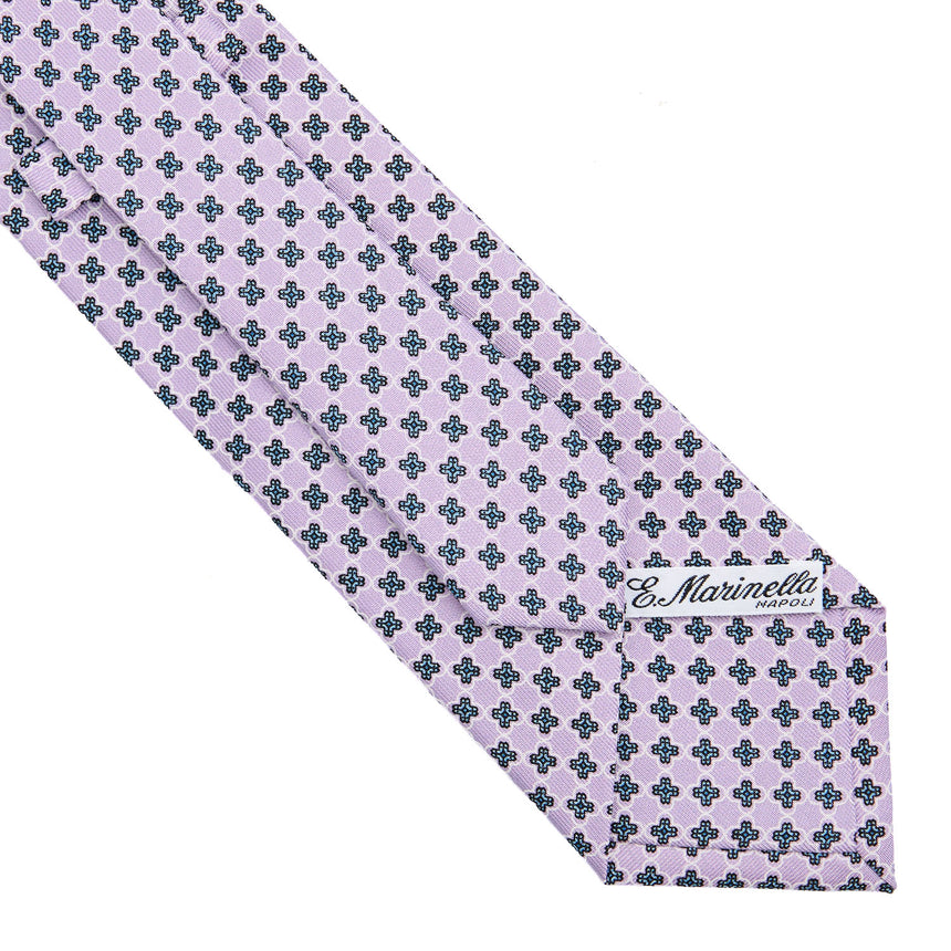 CRAVATTA SARTORIALE CLASSICA IN SETA LILLA