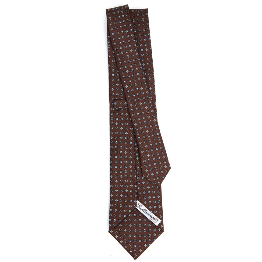 DARK BROWN SARTORIAL CLASSIC SILK TIE