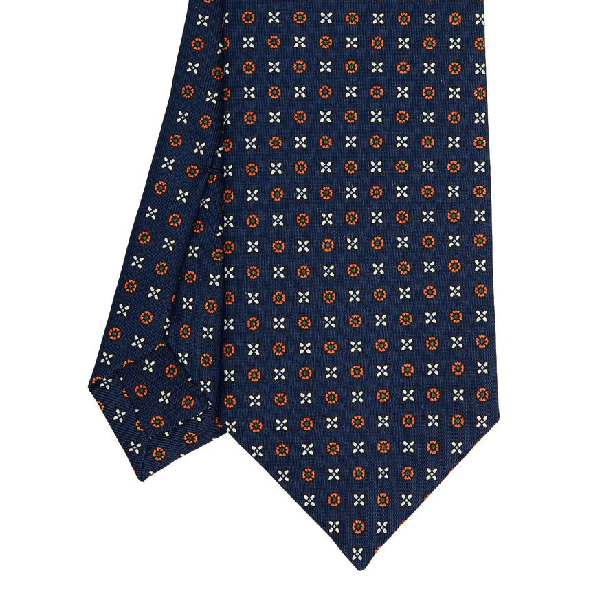 CRAVATTA SARTORIALE CLASSICA IN SETA BLU