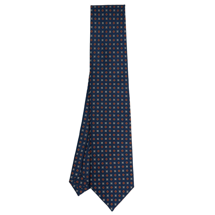 CRAVATTA SARTORIALE CLASSICA IN SETA BLU