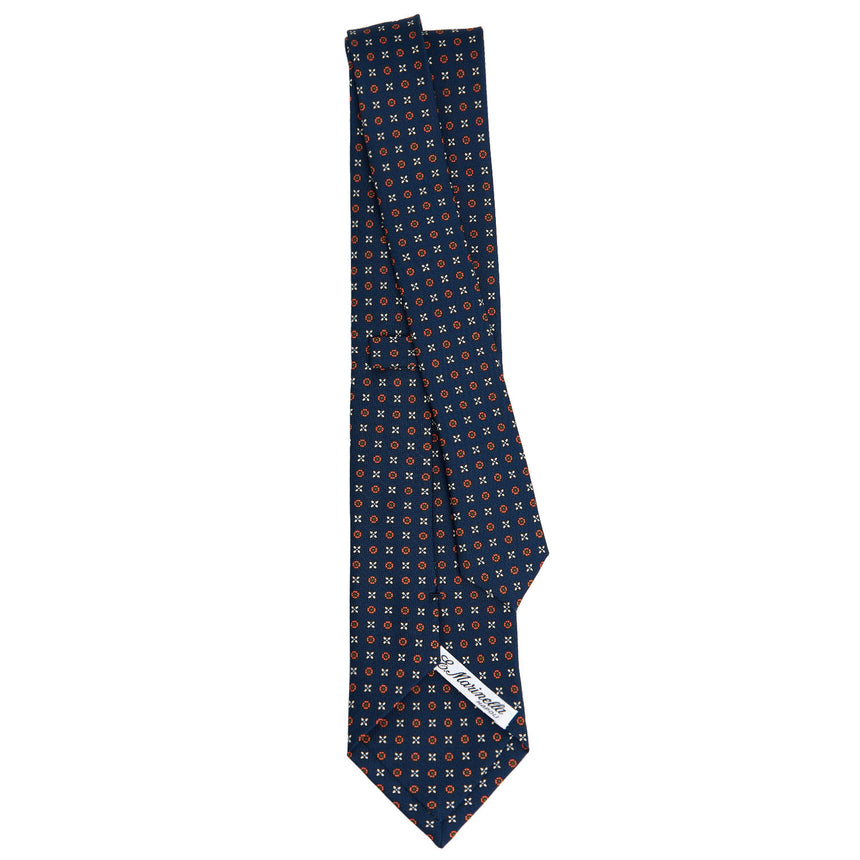 CRAVATTA SARTORIALE CLASSICA IN SETA BLU