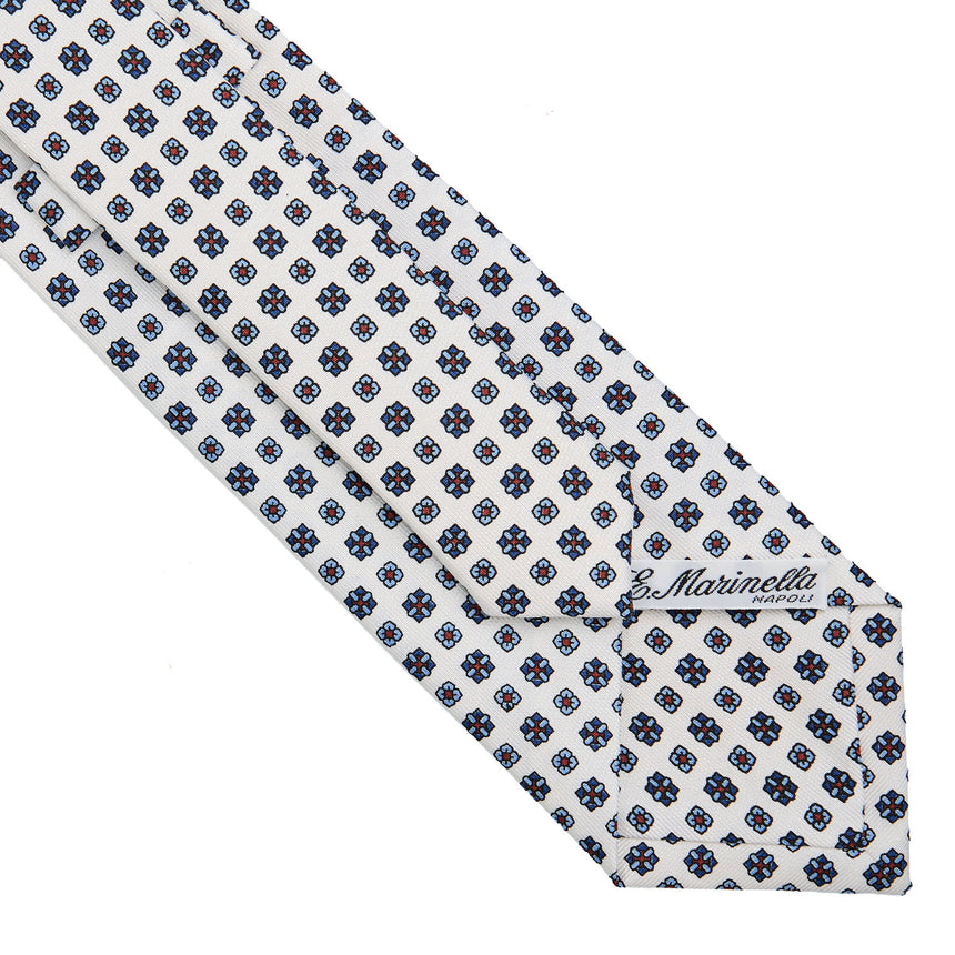 WHITE SARTORIAL CLASSIC SILK TIE