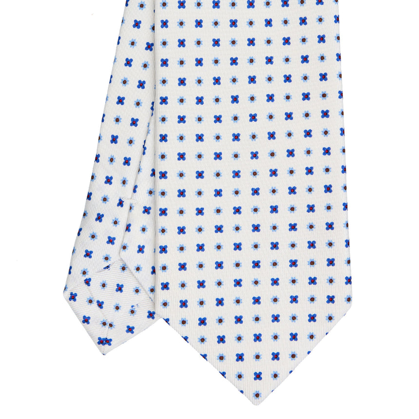 WHITE SARTORIAL CLASSIC SILK TIE