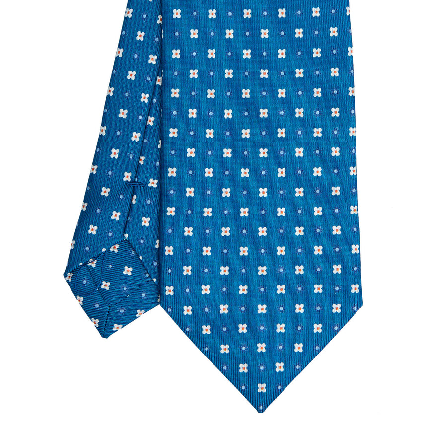 MID BLUE SARTORIAL CLASSIC SILK TIE