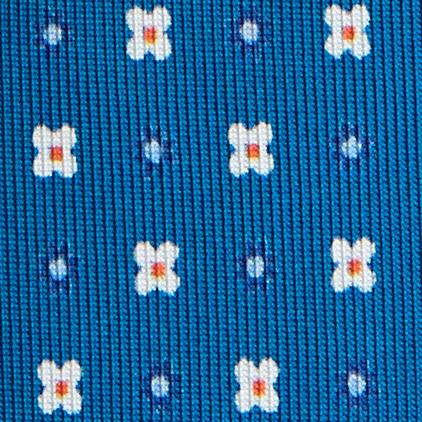 MID BLUE SARTORIAL CLASSIC SILK TIE