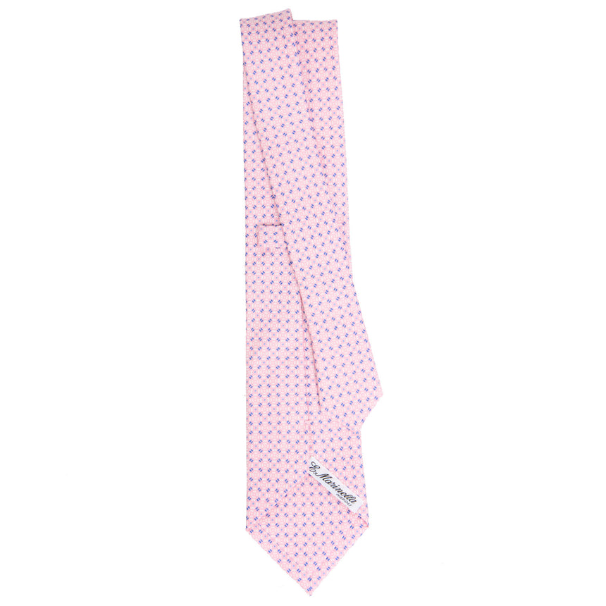 PINK SARTORIAL PRINTED SILK TIE