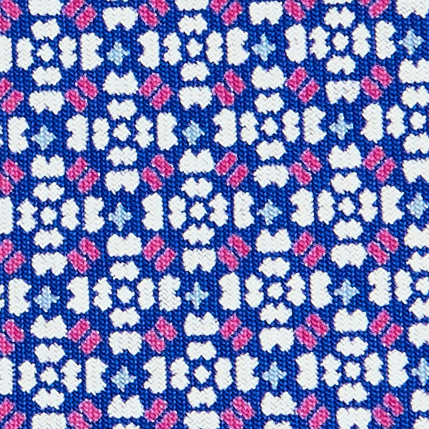 BLUETTE SARTORIAL PRINTED SILK TIE