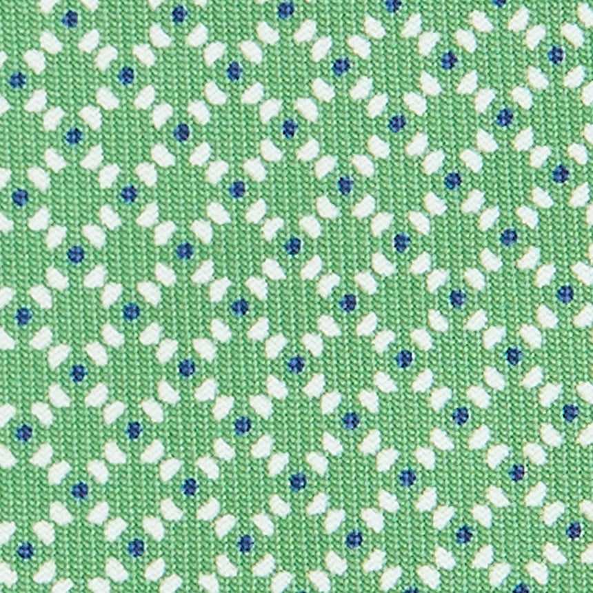 LIGHT GREEN SARTORIAL PRINTED SILK TIE