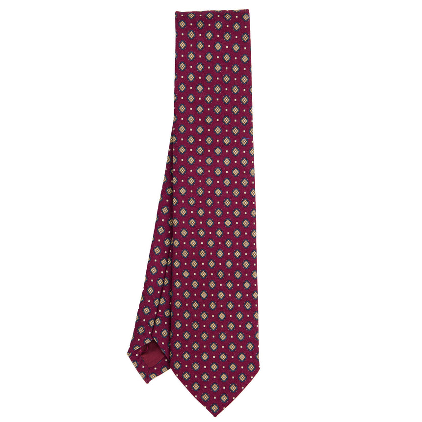 CRAVATTA SARTORIALE IN LANA BORDEAUX