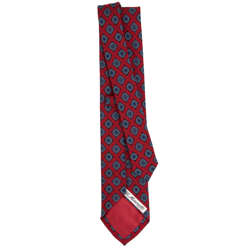 CRAVATTA SARTORIALE IN LANA BORDEAUX