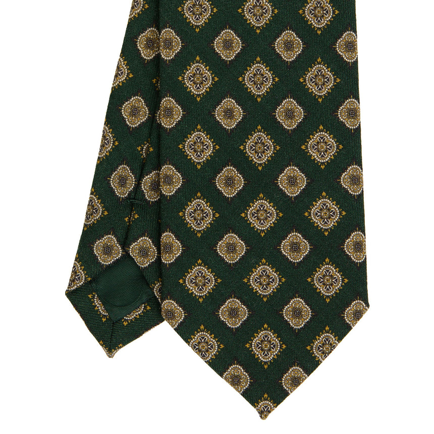DARK GREEN SARTORIAL WOOL TIE