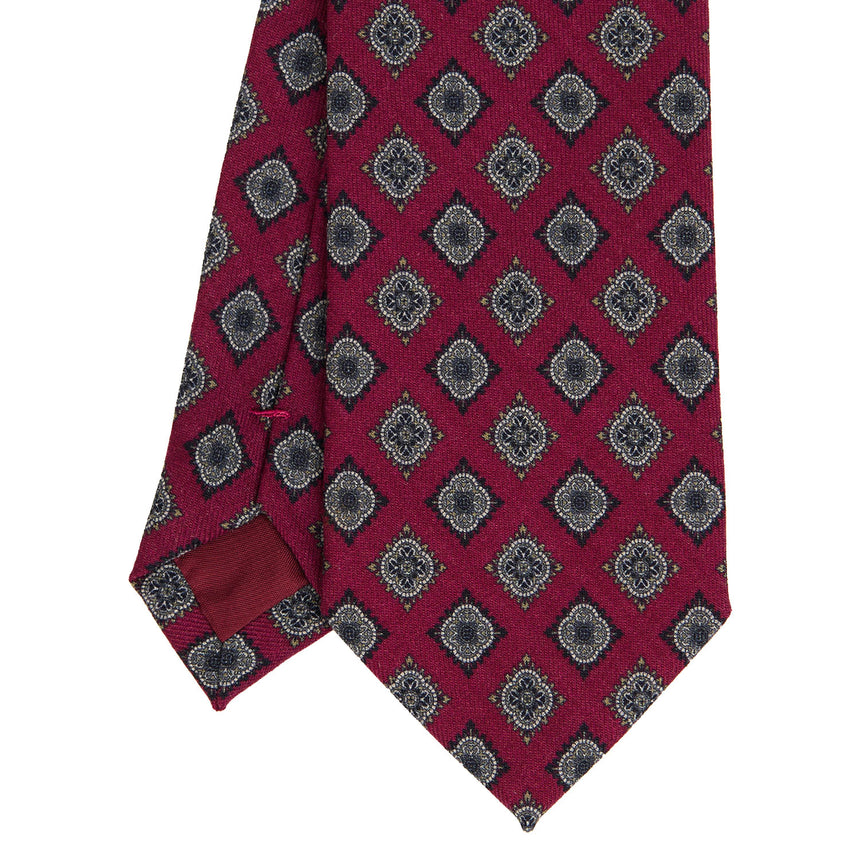 BURGUNDY SARTORIAL WOOL TIE