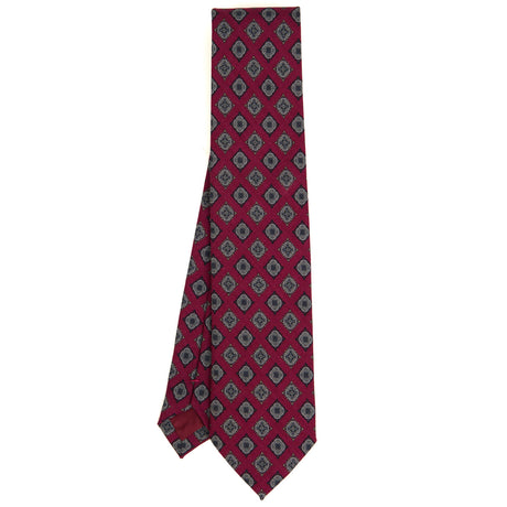 CRAVATTA SARTORIALE IN LANA BORDEAUX