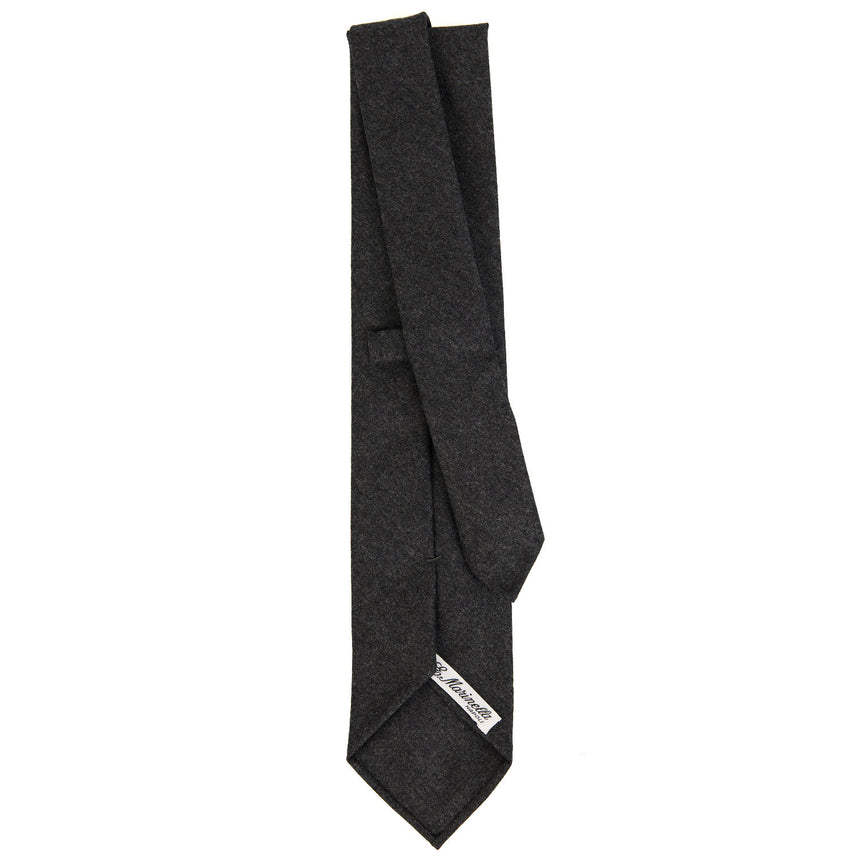 DARK GREY SARTORIAL UNLINED WOOL TIE