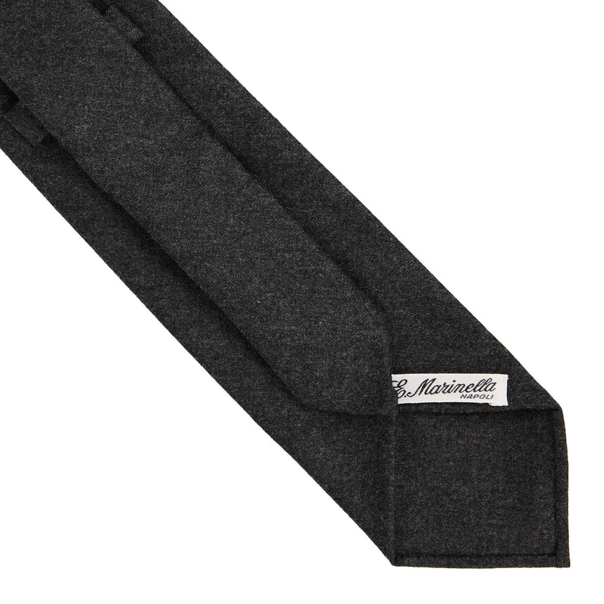 DARK GREY SARTORIAL UNLINED WOOL TIE