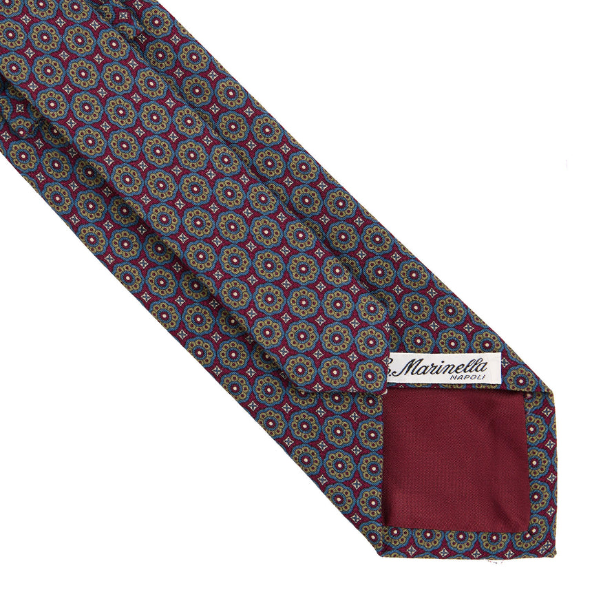 CRAVATTA SARTORIALE IN LANA BORDEAUX