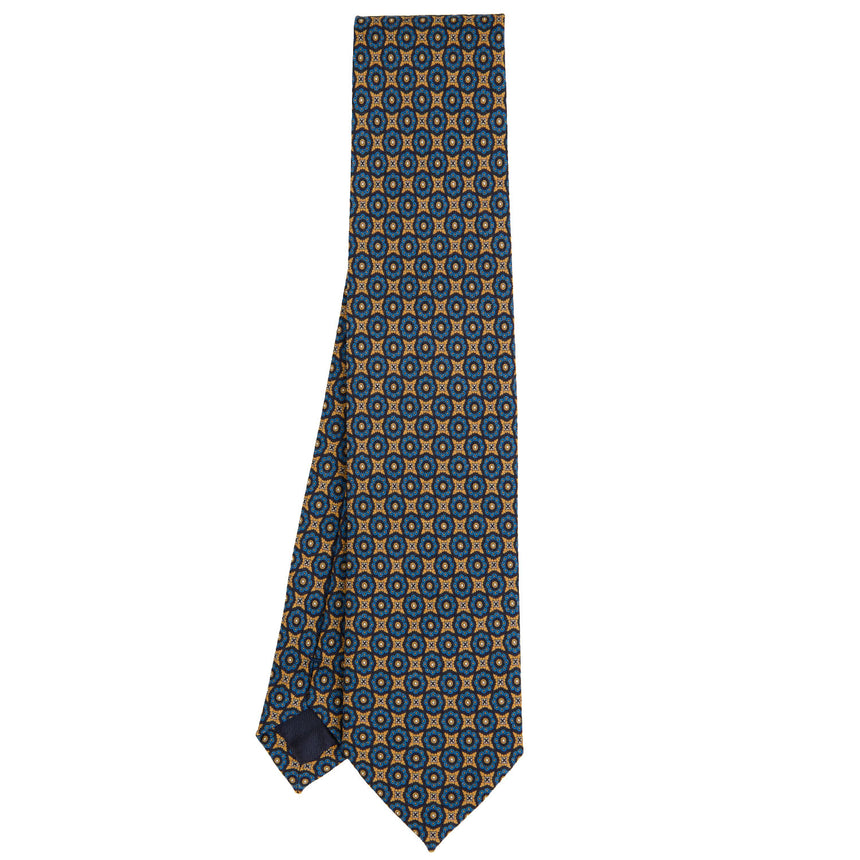 CRAVATTA SARTORIALE IN LANA GIALLO