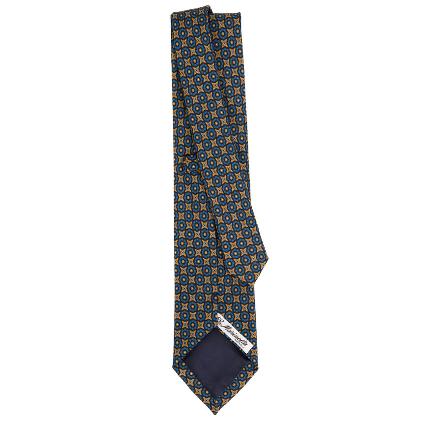 CRAVATTA SARTORIALE IN LANA GIALLO