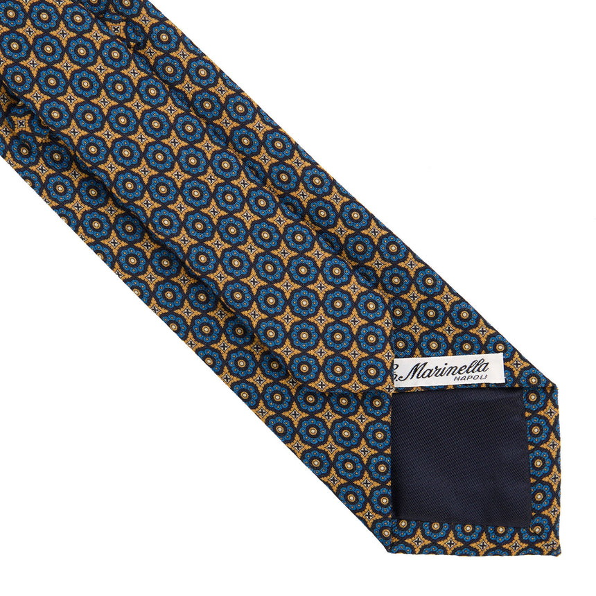 CRAVATTA SARTORIALE IN LANA GIALLO