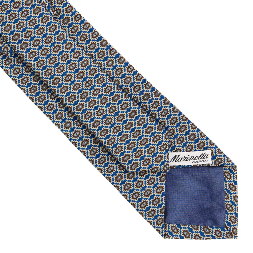 CRAVATTA SARTORIALE IN LANA BLU