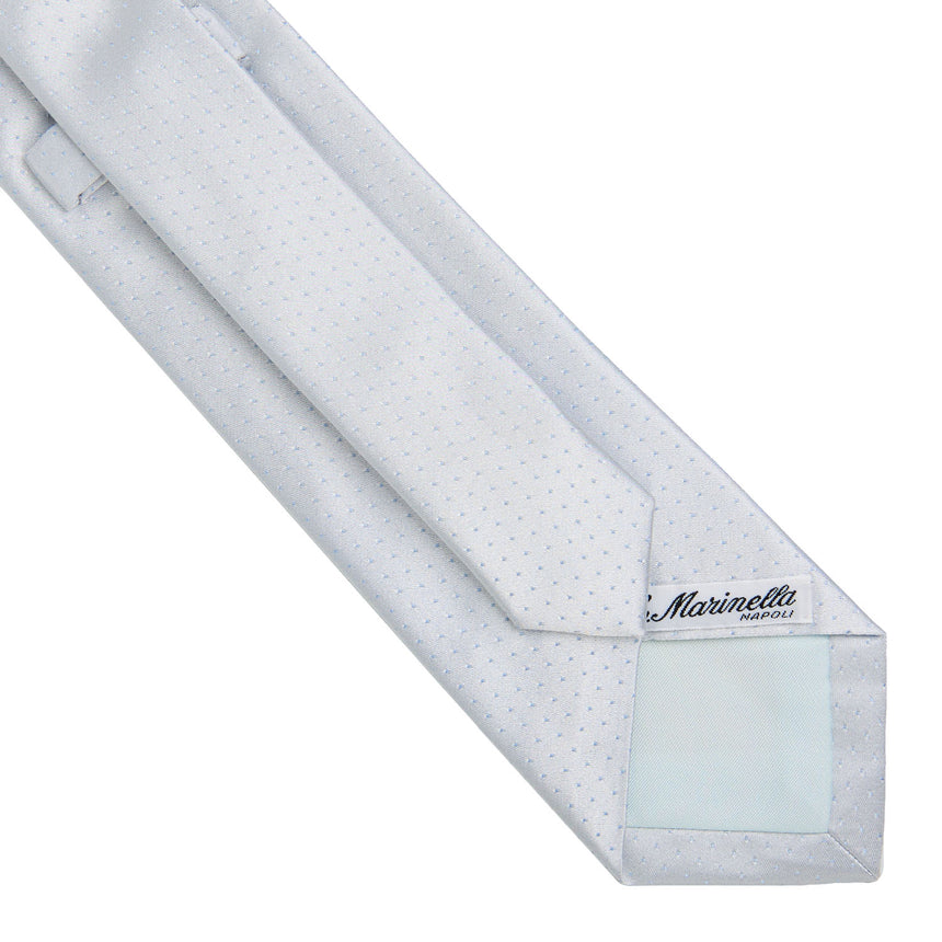 LIGHT BLUE CEREMONIAL SILK SATIN TIE