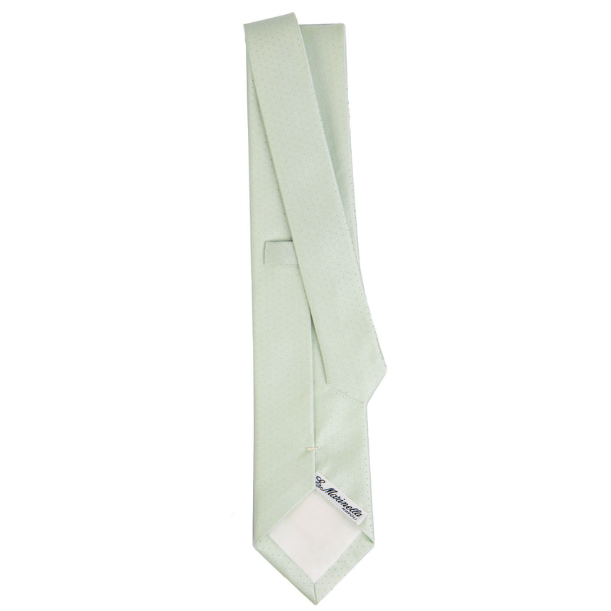 LIGHT GREEN CEREMONIAL SILK SATIN TIE